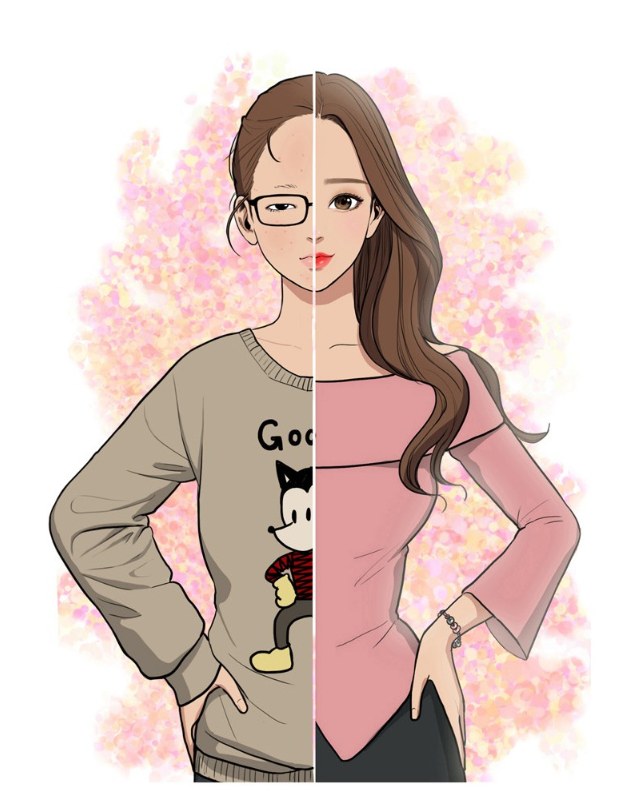 Illustration du webtoon True Beauty