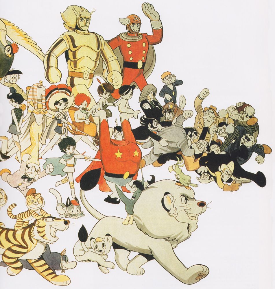 Personnages du mangaka Osamu Tezuka